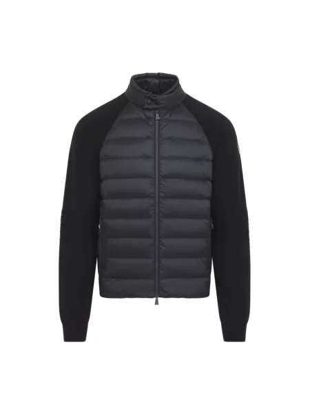 Kardigan Moncler wełniany czarny