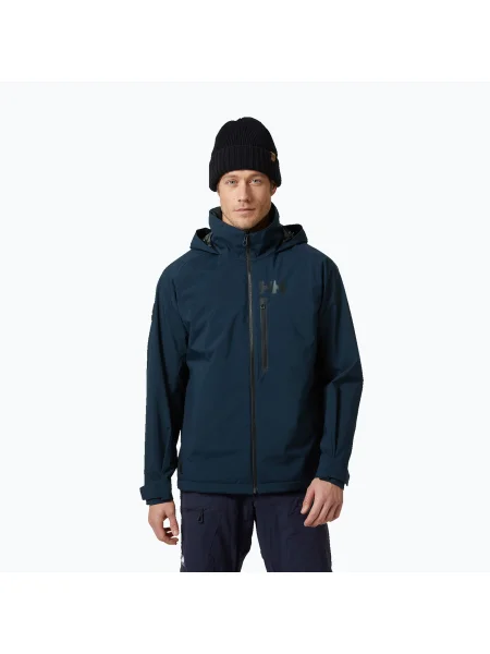 Geacă pentru bărbați Helly Hansen Hp Racing Lifaloft Hooded bleumarin