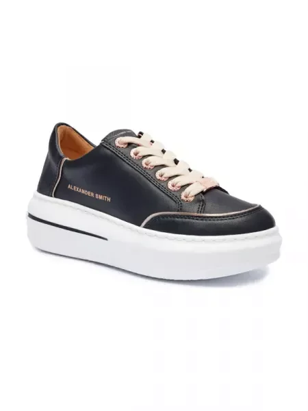 Alexander Smith De piele sneakers LANCASTER WOMAN negru