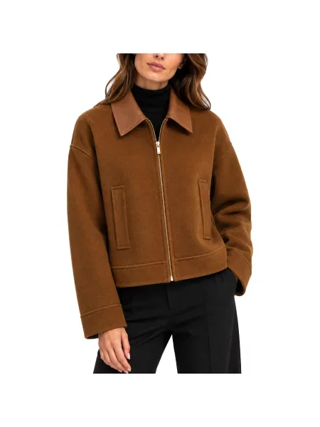 Kabát Maxmara Studio hnedá