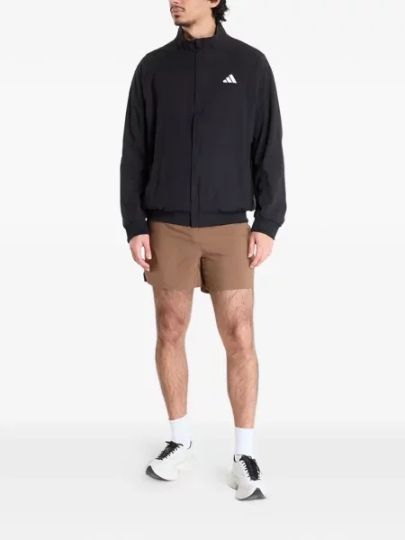 Tricou Adidas alergare cu șireturi din dantelă negru