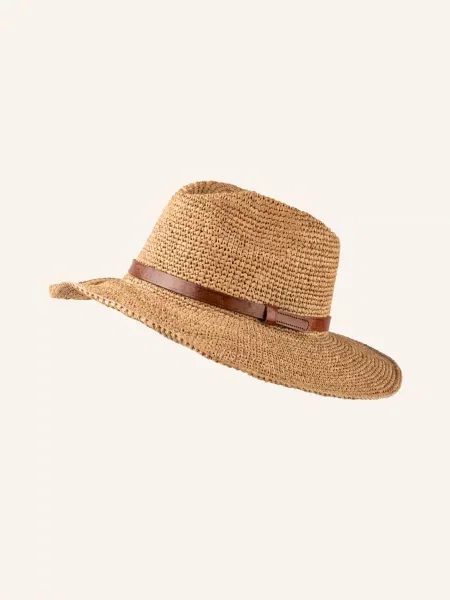 Ibeliv Kapelusz Słomkowy Ento beige beżowy