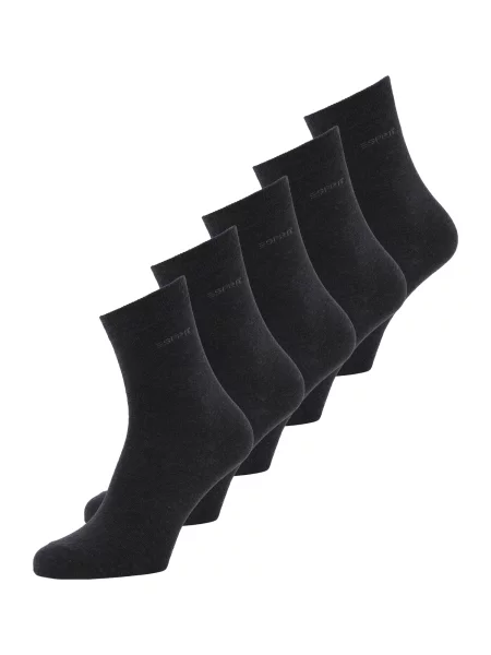 ESPRIT Ponožky Solid antracitová