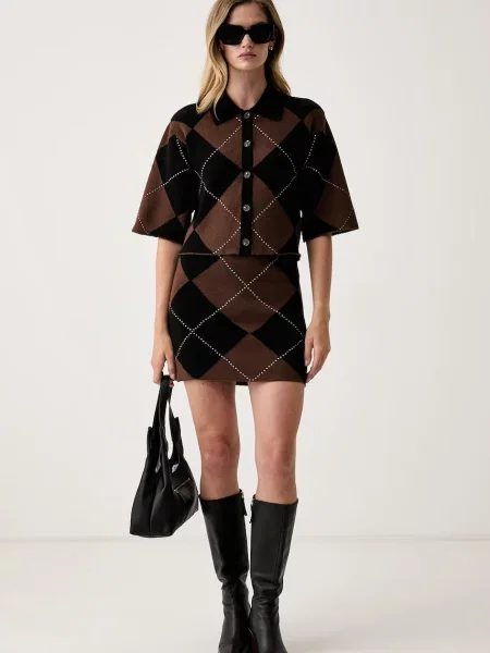 DKNY fustă negru