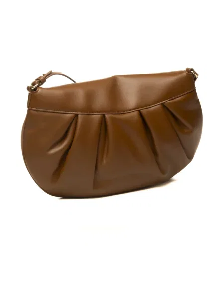 Torebka crossbody Armani Exchange skórzana brązowa