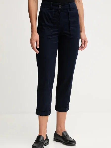Hlače United Colors of Benetton mornarsko modra