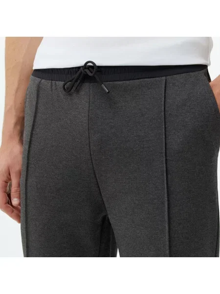 Lacoste Tapered Fit Chinosy szare