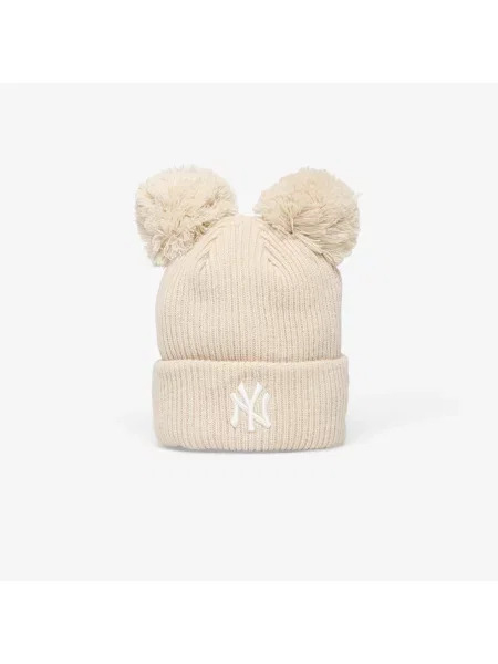 Accesorii textile New-Era Wmns Double Pom Beanie New York Yankees Hat bej