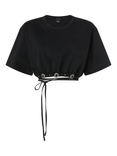 Cropp tricou Pinko cu legături negru