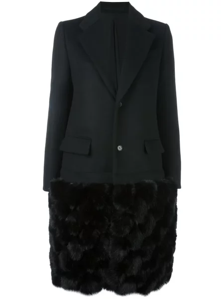Palton Noir Kei Ninomiya negru