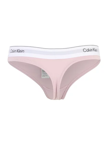 Calvin Klein Underwear Tangá svetlosivá / rosé / čierna / biela ružová