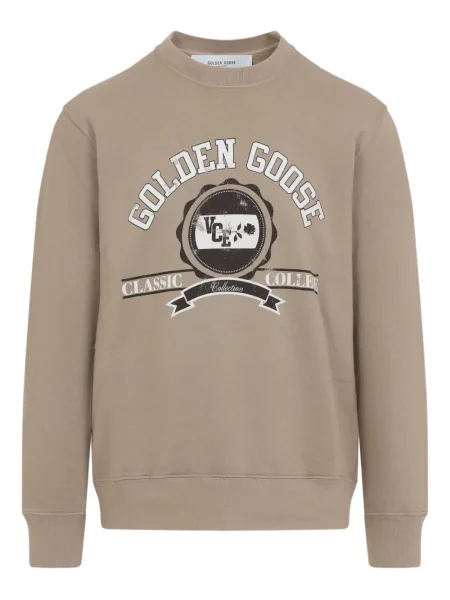 Hanorac Golden Goose cu imagine auriu