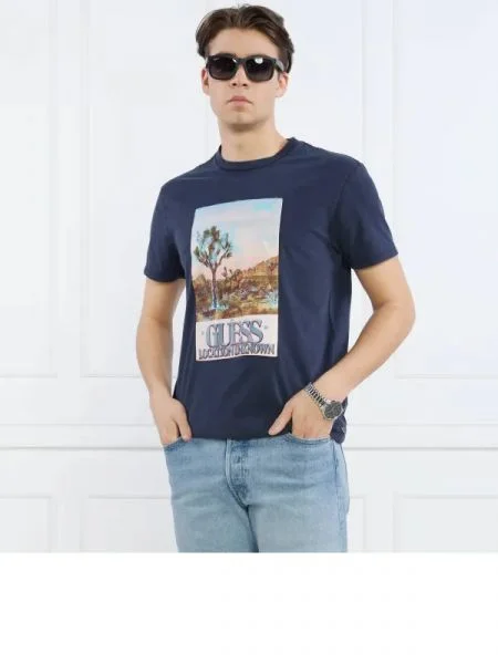 GUESS Tricou DESERT PHOTO