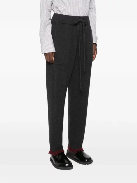Pantaloni Uma Wang conici cu cordon gri