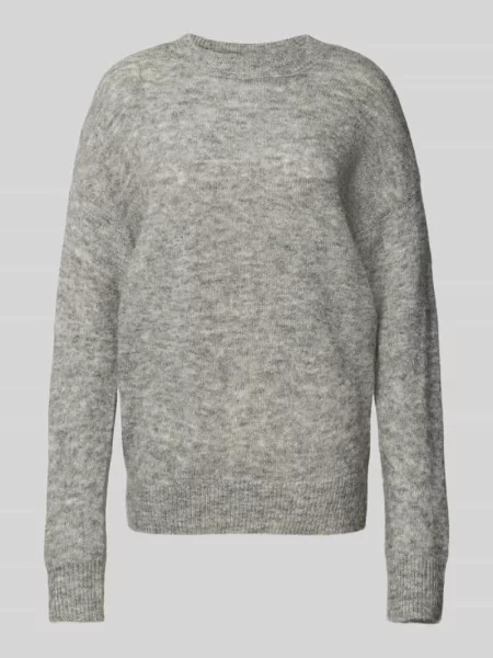 Sweter z dzianiny o kroju loose fit z dodatkiem wełny model „Festina” Msch Copenhagen