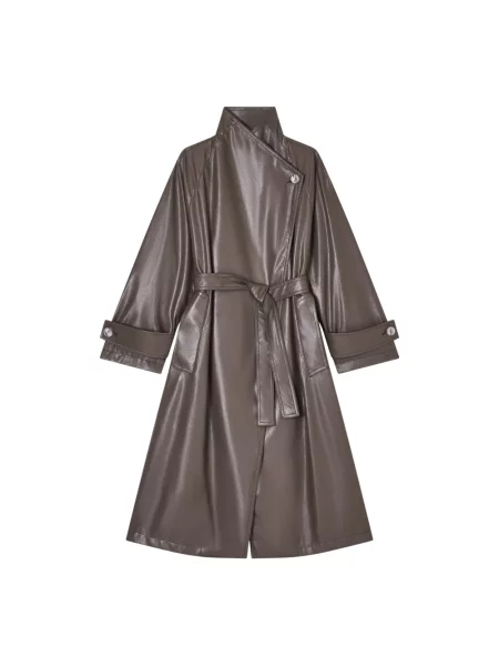 Trencz Emporio Armani brązowy