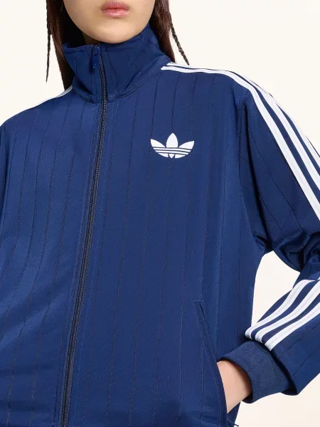 Adidas Originals Bunda Na Trénink Firebird tmavě modrá bílá