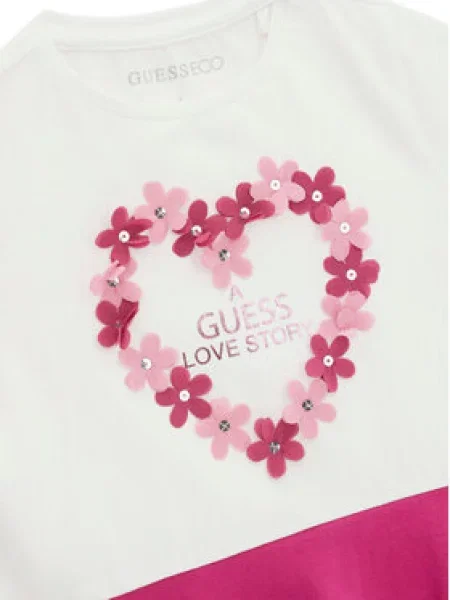 Guess Marškinėliai Regular Fit balta