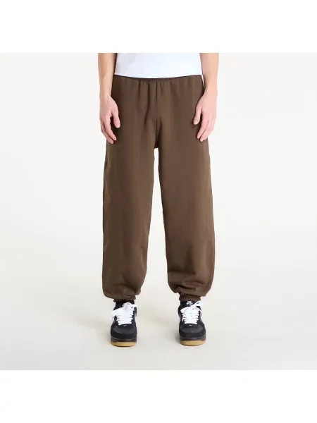 Pantaloni de trening Nike Solo Swoosh Cuffed Fleece Pants Dark Hazel/ White L alb