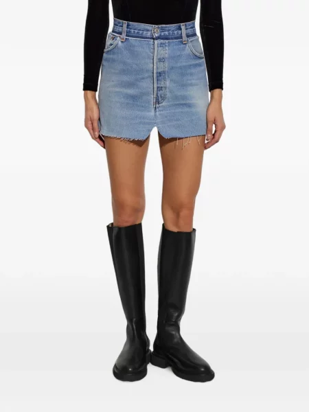 Fusta mini Vetements albastru