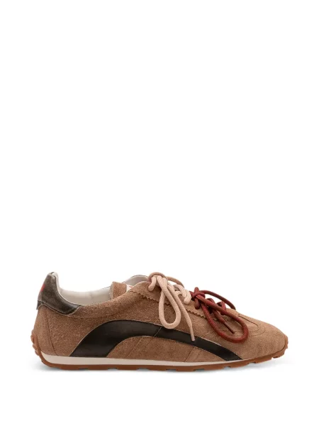 Sneakerși Dsquared2 din piele de căprioară maro