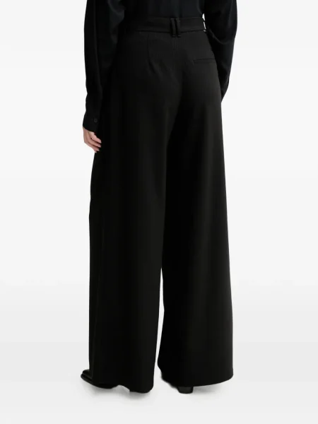 Pantaloni Marc O'polo cu dungi plisate negru