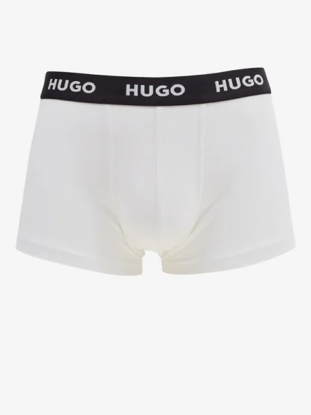 HUGO Boxeralsók piros / fekete fehér