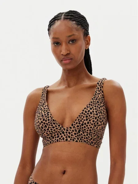 MICHAEL Michael Kors Góra od bikini beżowy