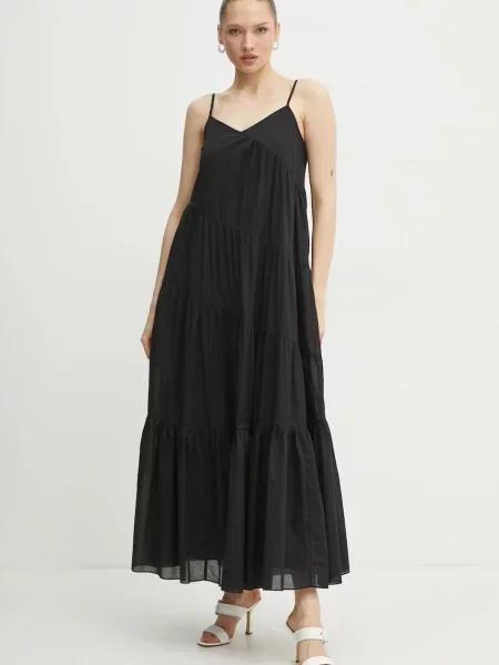 MICHAEL Michael Kors rochie din maxi evazati negru