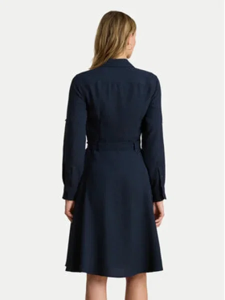 Lauren Ralph Lauren Košeľové šaty KARALYNN námornícka modrá