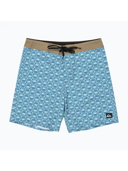 Szorty kąpielowe Quiksilver Surfsilk Straight Leg florever aquifer niebieskie