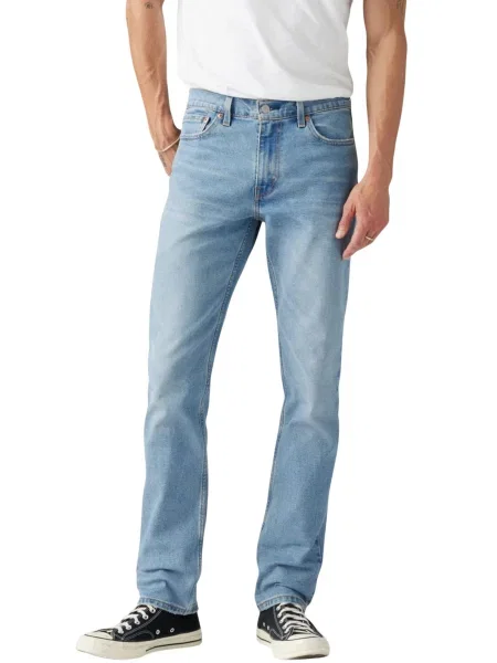 Дънки Levi's SLIM мъжки синьо черно