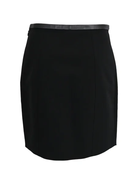 Fustă din piele Alexander Wang negru