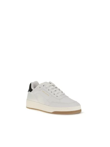 Sneakersy Saint Laurent skórzane białe
