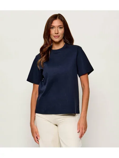 BOSS BLACK Tricou Eharpa | Relaxed fit negru