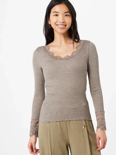 Rosemunde Tricou deschis maro