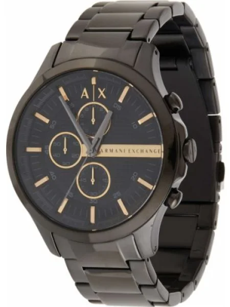 Ura s kronografom Armani Exchange črna