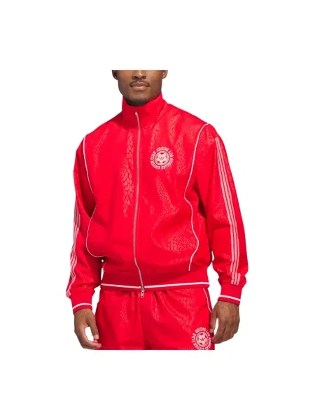 Kurtka Adidas do biegania czerwona