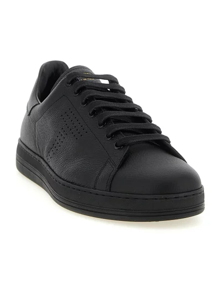Sneakersy Tom Ford skórzane czarne