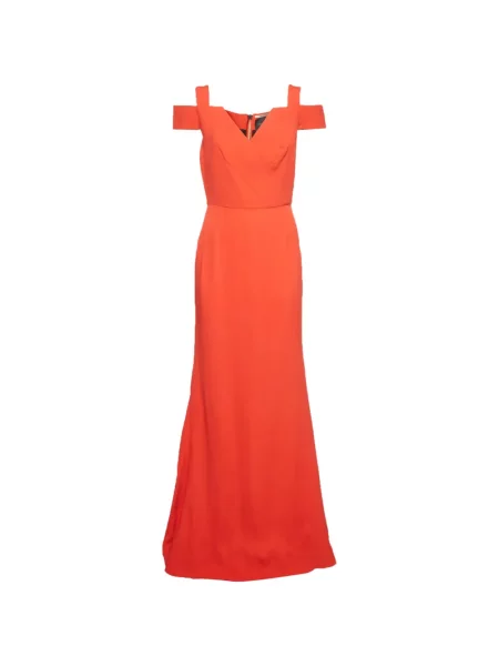 Sukienka maxi Roland Mouret czerwona