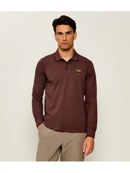 Tricou polo Aeronautica Militare maro