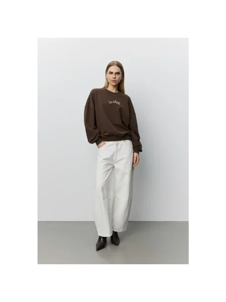 Bluza z kapturem Sofie Schnoor brązowa