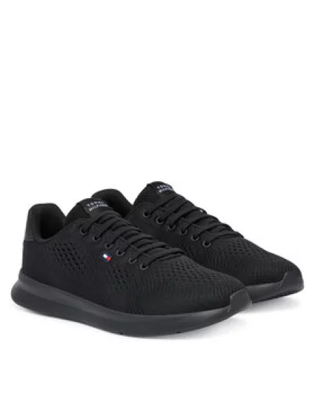 Tenisice Tommy Hilfiger Lightweight Runner crna