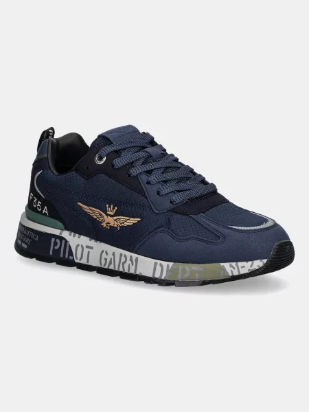 Маратонки Aeronautica Militare SNEAKERS мъжки тъмносиньо