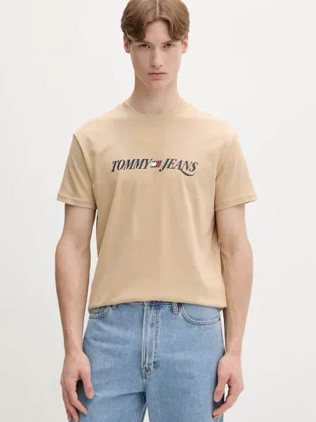 Tommy Jeans kratka majica bež