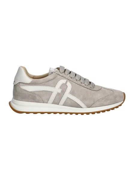 Sneakersy Furla skórzane retro szare