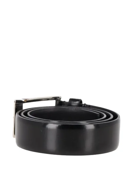 Cu centură curea Prada Pre-owned din piele negru