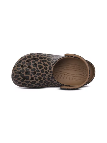 Crocs Papucs Classic Animal Clog barna
