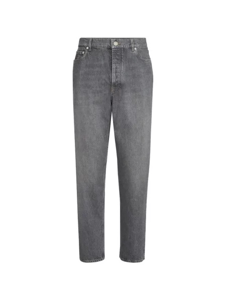 Pantaloni Brunello Cucinelli cu 5 buzunare gri
