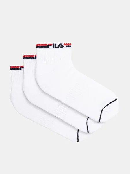 Чорапи Fila 3 чифта бяло